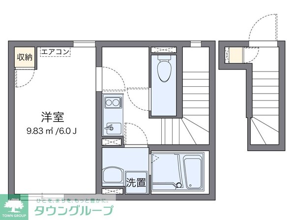 クレイノ白樺の物件間取画像